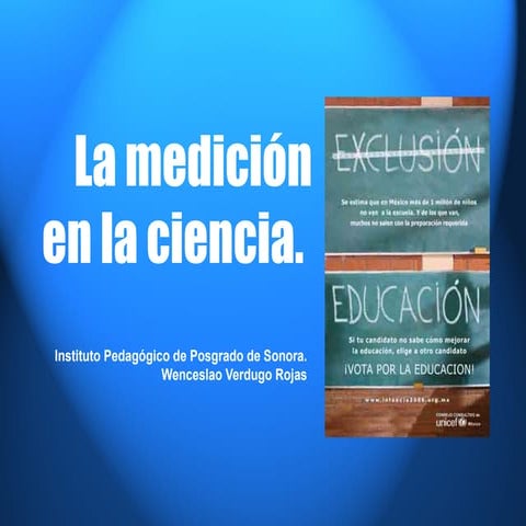 La Medicion en la Ciencia