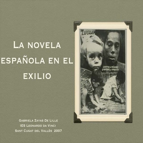 La novela española en el exilio: Aub, Ayala, Sender