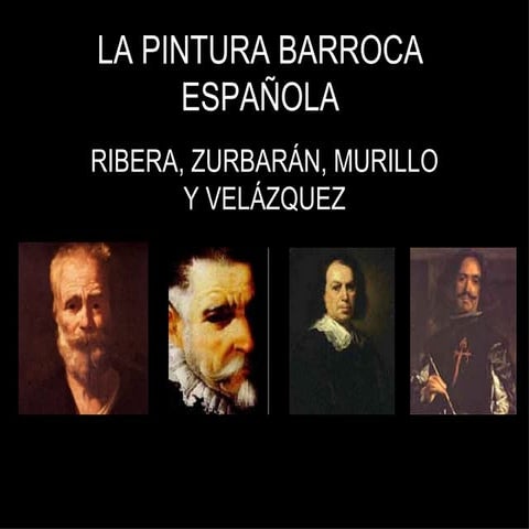 LA PINTURA BARROCA ESPAÑOLA