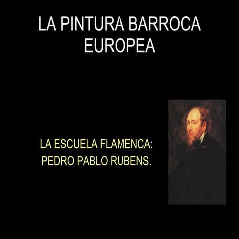 La Pintura Barroca Europea La Escuela Flamenca