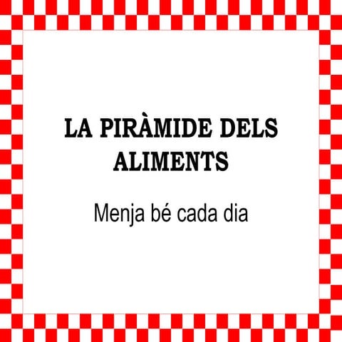 La piràmide dels aliments