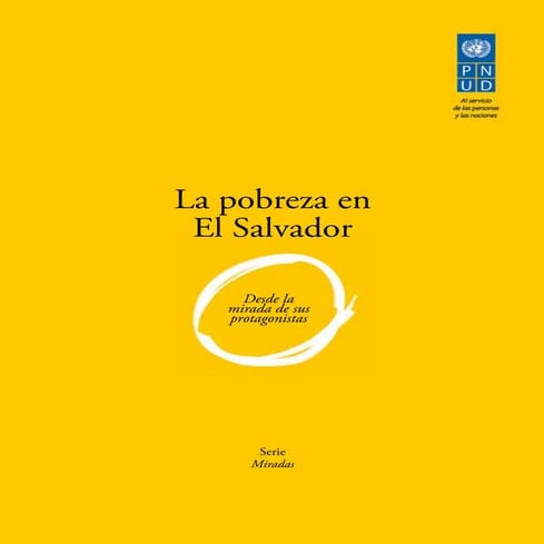 la pobreza en el salvador | PPTX