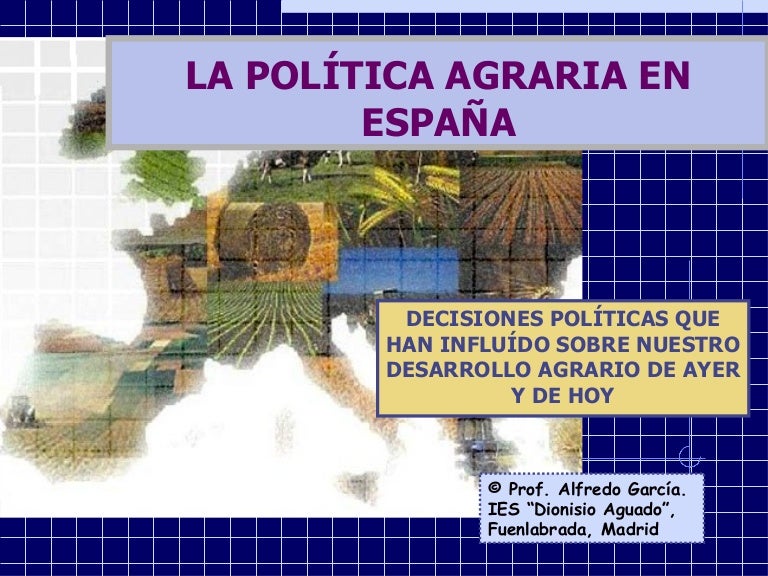 Política agraria en España