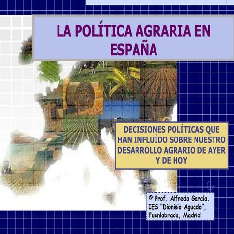 Política agraria en España