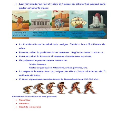 La prehistoria en primaria | PPTX