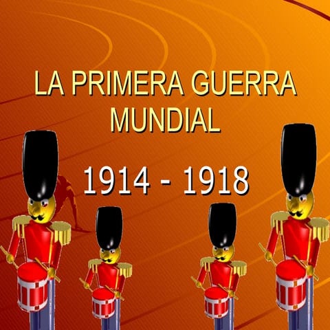 La Primera Guerra Mundial
