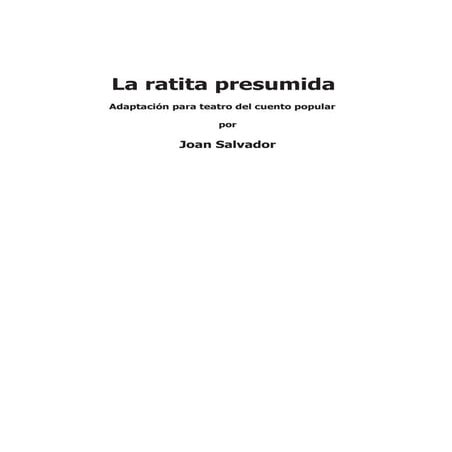 La ratita-presumida