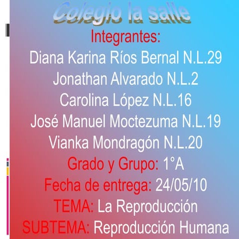 La reproduccion-humana FECUNDACION 