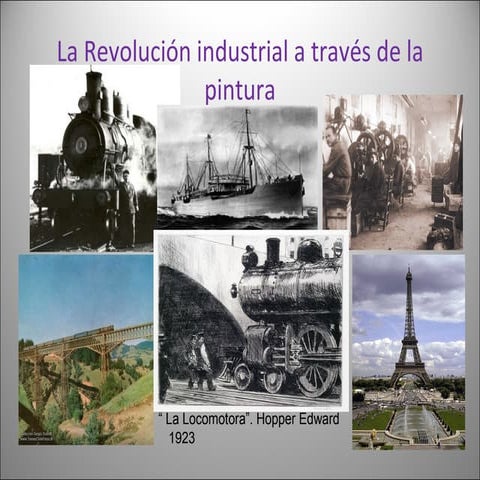 La Revolucion Industrial  Pintura