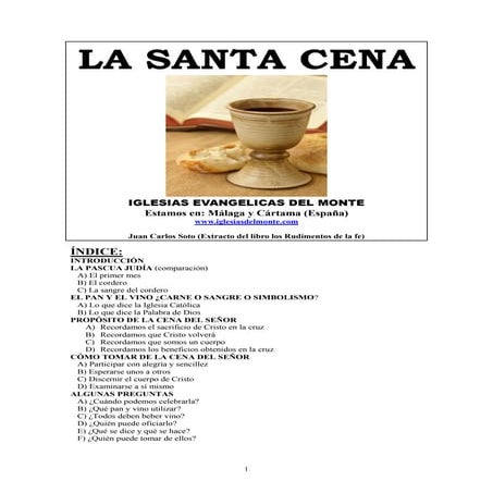 La santa-cena