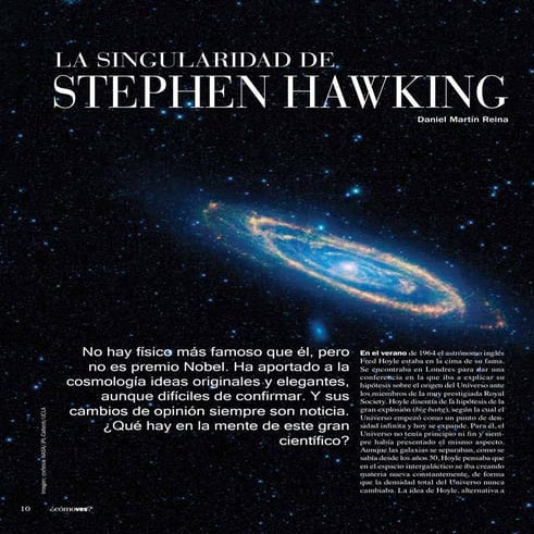 La singularidad-de-stephen-hawking | PDF