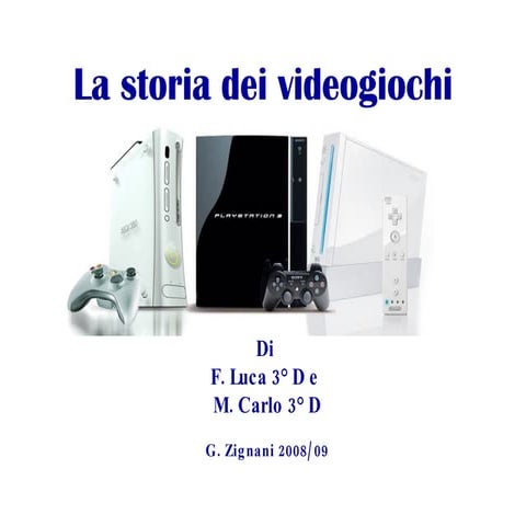 La Storia Dei Videogiochi