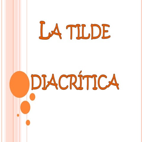 Tilde diacrítica