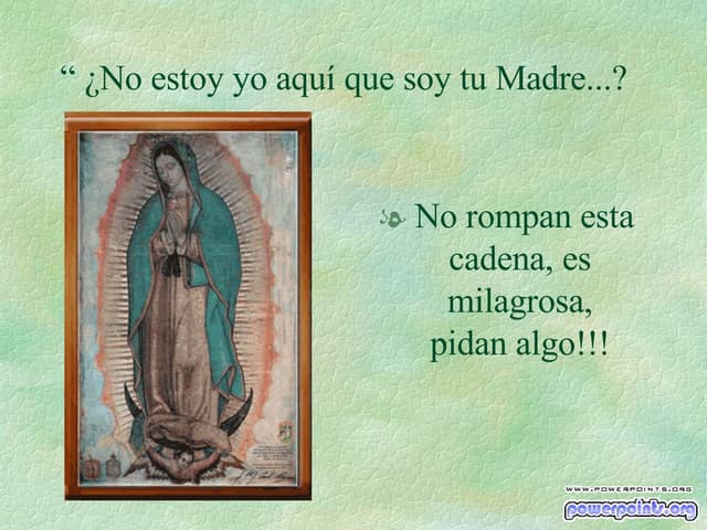 La Virgen De Guadalupe