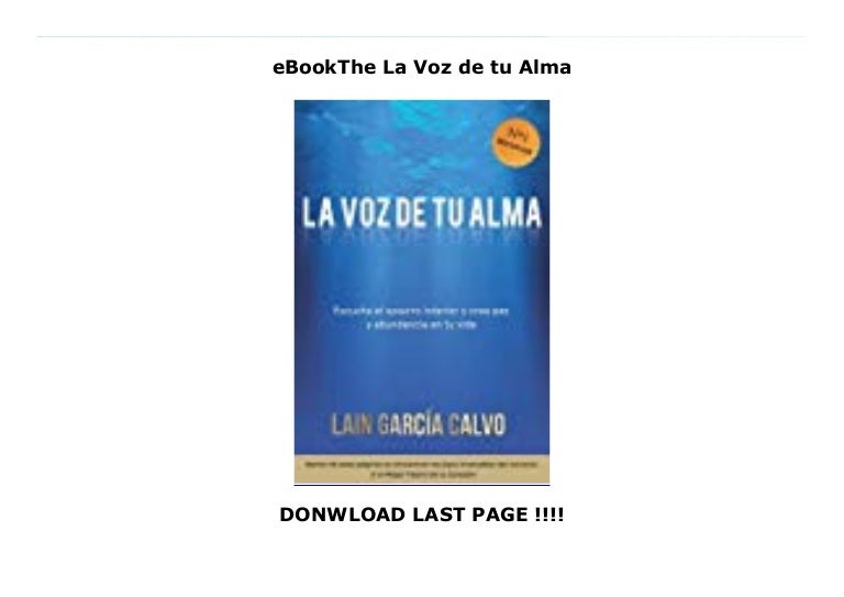 eBookThe La Voz de tu Alma