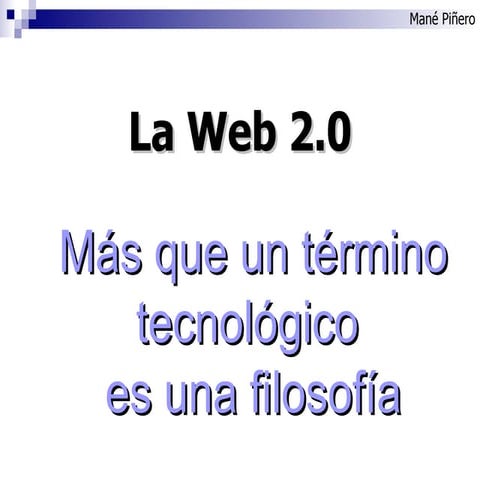 La Web 2.0