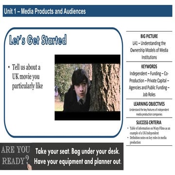 LA 1.1  independent producers