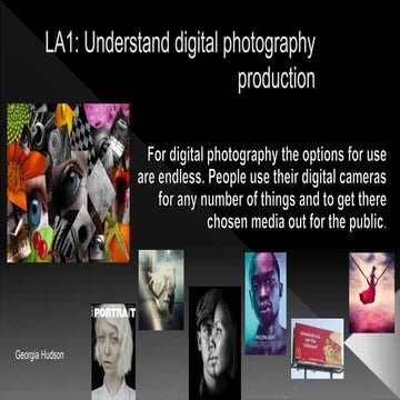 Digital Photography purposes