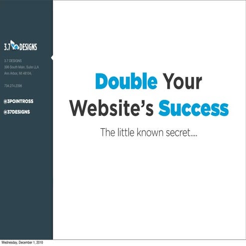 Double Your Website’s Success