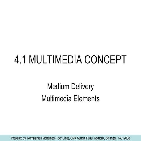 La4 Multimedia Elements