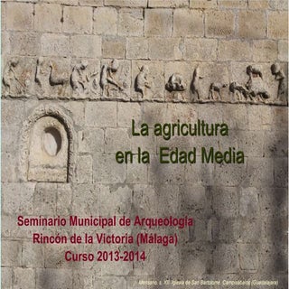 La agricultura medieval