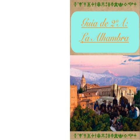 Guía turística de la Alhambra - 2º A
