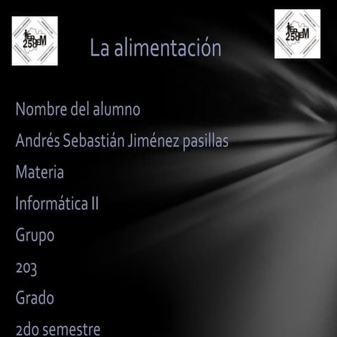 La alimentación