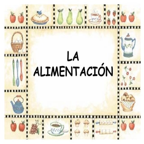 La alimentación bueno