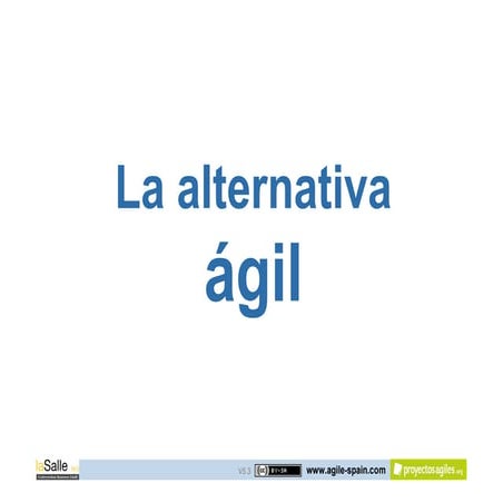 La alternativa agil   v5.3