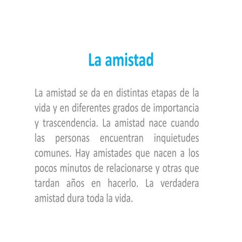 La Amistad