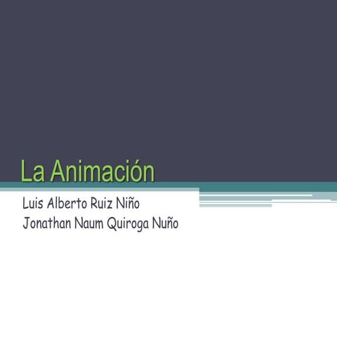 La animación