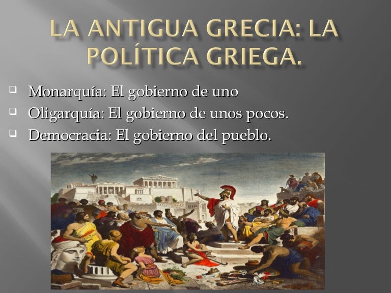 La antigua grecia.politica