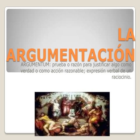 La argumentación
