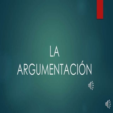 La argumentación