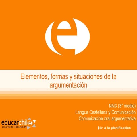 La Argumentación, Ppt 2010