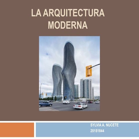 La arquitectura moderna