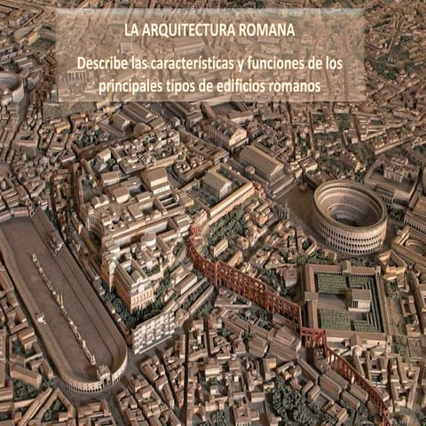 La arquitectura romana