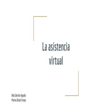 La asistencia virtual