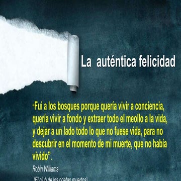 La  auténtica felicidad alicia hp