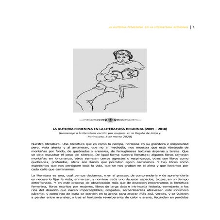 La autoria femenina en...