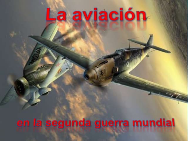 La aviación militar en la segunda g...