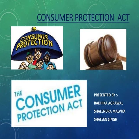 Comprehensive Overview of Consumer Protection Act and Liability Laws | PPTX