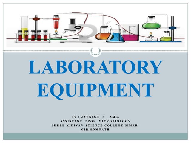 Lab. equipment