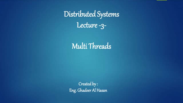 #3 (Multi Threads With TCP)