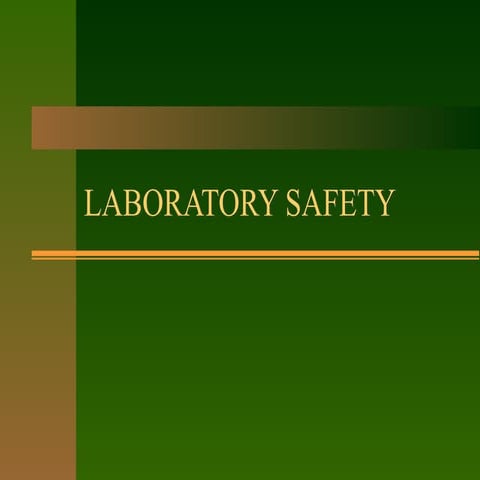 lab safety | PPTX