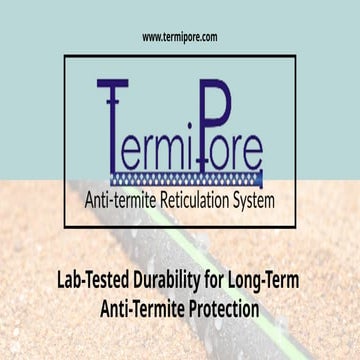 Lab-Tested Durability for Long-Term Anti-Termite Protection .pptx