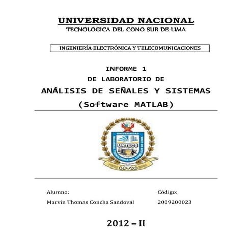 Lab 01 - Análisis de señales - UNTECS
