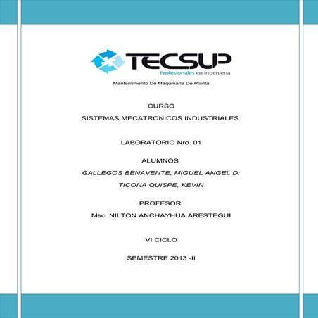 Lab01 sistemas mecatronicos grp.b modulo 4 | DOC