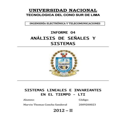 Lab 04 - Analisis de Señales - UNTECS