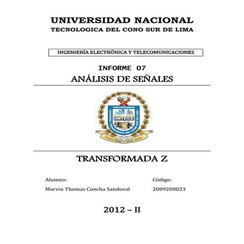 Lab 07 - Analisis de señales - UNTECS
